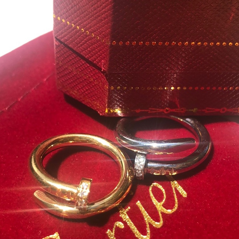🆕 Nail Juste un Clou Style Ring - with or without gems -  engraved